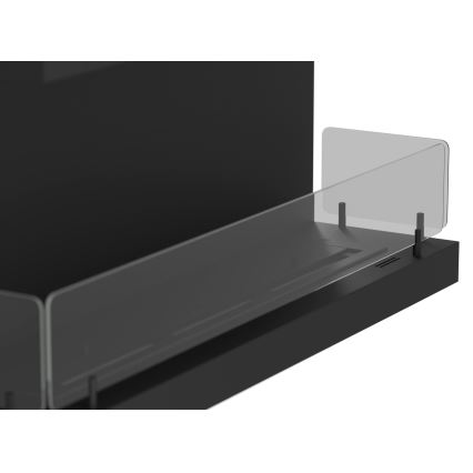 InFire - Lareira BIO embutida 100x50 cm 3kW preta