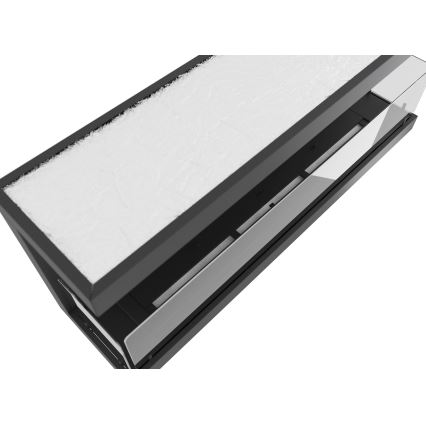 InFire - Lareira BIO embutida 120x50 cm 5kW preta