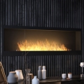 InFire - Lareira BIO embutida 150x50 cm 4,2kW preta