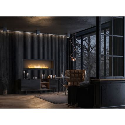 InFire - Lareira BIO embutida 150x50 cm 4,2kW preta