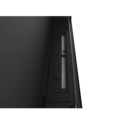 InFire - Lareira BIO embutida 90x50 cm 3kW preta