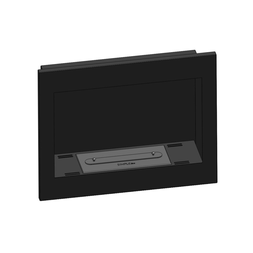 InFire - Lareira BIO Incorporada 49x60 cm 3kW preto