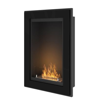 InFire - Lareira BIO Incorporada 79x55 cm 3kW preto