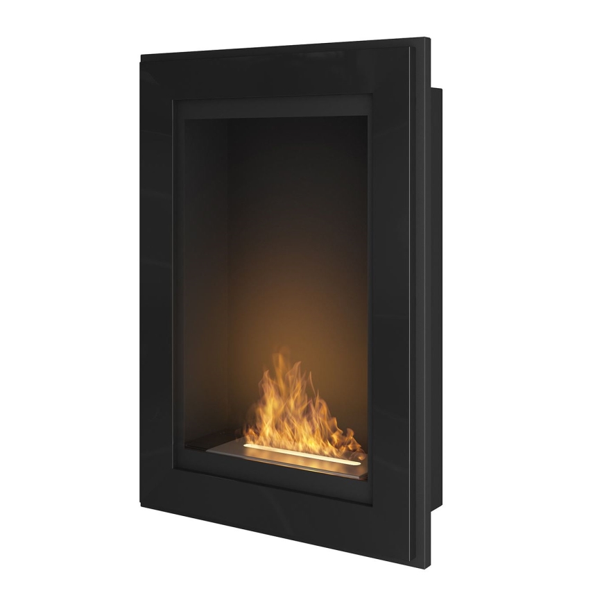 InFire - Lareira BIO Incorporada 79x55 cm 3kW preto