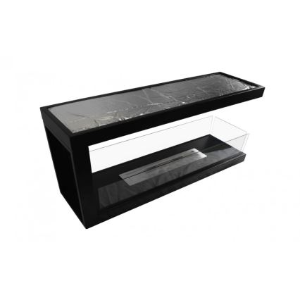 InFire - Lareira de canto BIO 100x50 cm 3kW bifacial