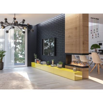 InFire - Lareira de canto BIO 100x50 cm 3kW bifacial