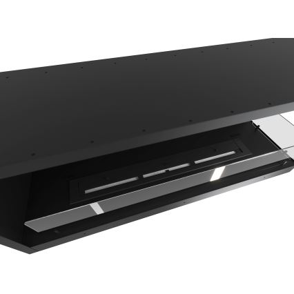 InFire - Lareira de canto BIO 110x45 cm 3kW preto