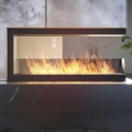 InFire - Lareira de canto BIO 120x50 cm 3kW bifacial