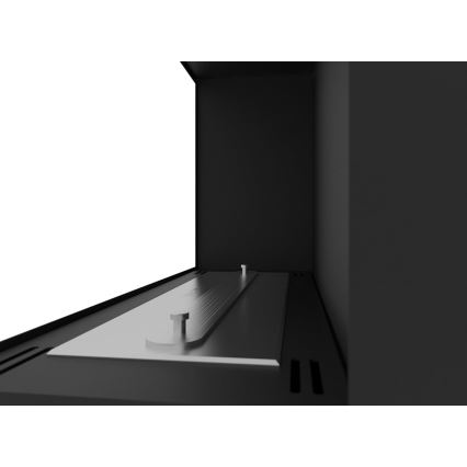 InFire - Lareira de canto BIO 45x60 cm 3kW preto