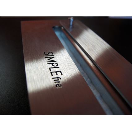 InFire - Lareira de canto BIO 45x60 cm 3kW preto