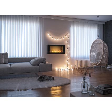 InFire - Lareira de parede BIO 44x91 cm 3kW preto
