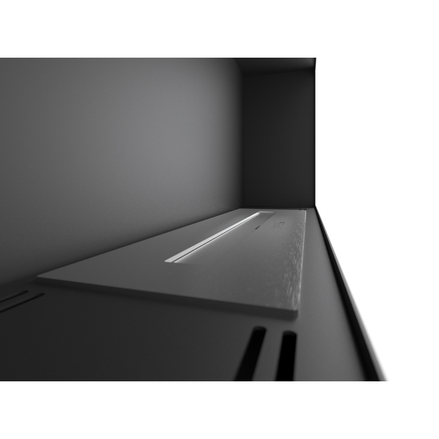 InFire - Lareira de parede BIO 44x91 cm 3kW preto