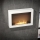 InFire - Lareira de parede BIO 80x56 cm 3kW branco