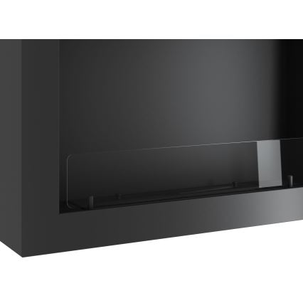 InFire - Lareira de parede BIO 80x56 cm 3kW preto