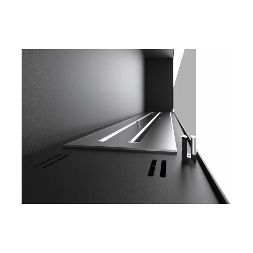 InFire - Lareira embutida BIO 120x50 cm 3kW bifacial