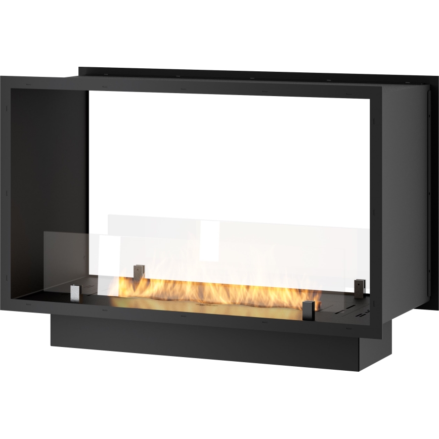 InFire - Lareira embutida BIO 48,5x83,5 cm 3,5kW preto
