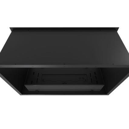 InFire - Lareira embutida BIO 48,5x83,5 cm 3,5kW preto