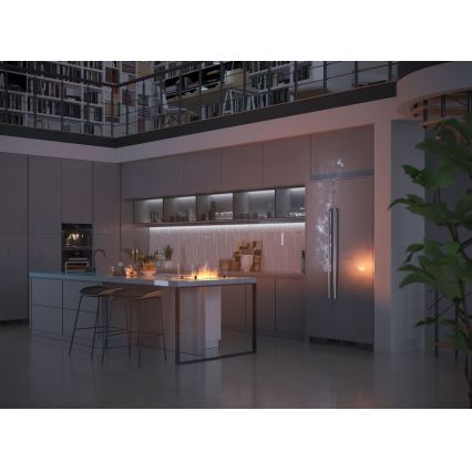 InFire - Lareira embutida BIO 8,5x60 cm 3,5kW preto