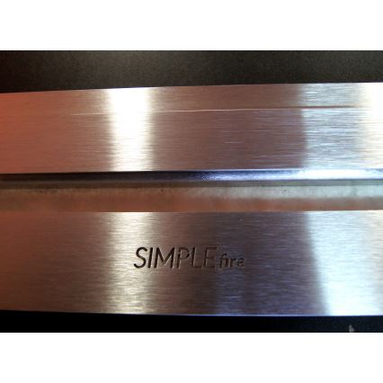 InFire - Lareira para canto BIO 45x120 cm 3kW preto