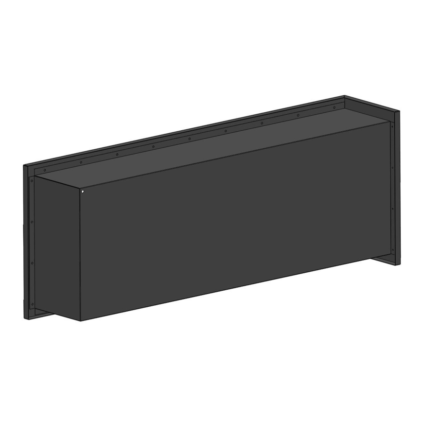 InFire - Lareira para canto BIO 45x120 cm 3kW preto