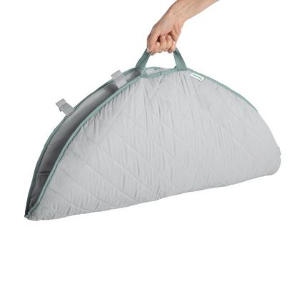 Ingenuidade - Manta de bebé para brincar LOAMY menta/cinzenta