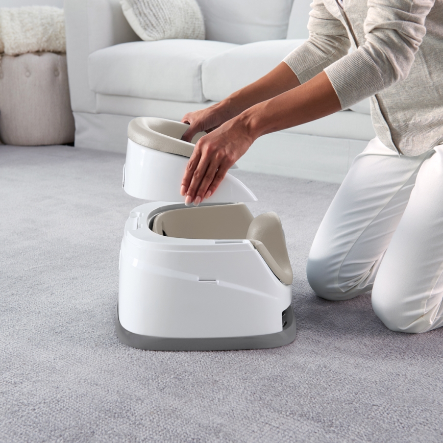 Ingenuity - Assento 2 em 1 para cadeira de refeição BABY BASE bege