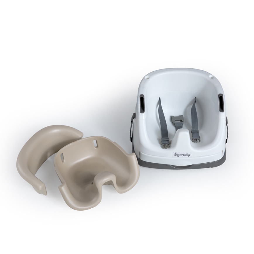 Ingenuity - Assento 2 em 1 para cadeira de refeição BABY BASE bege