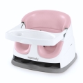 Ingenuity - Assento elevatório 2 em 1 BABY BASE para cadeira de refeição, rosa