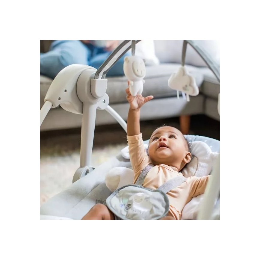 Ingenuity - Baloiço de criança com melodia CUDDLE LAMB 4xLR14