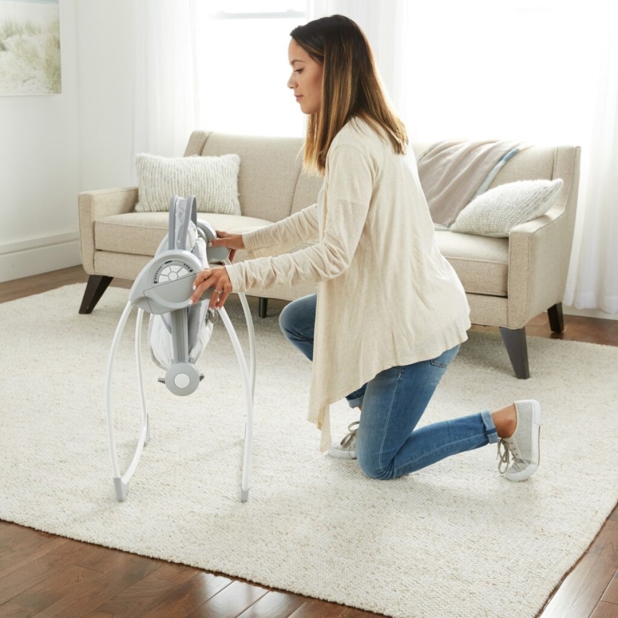 Ingenuity - Baloiço de criança com melodia CUDDLE LAMB 4xLR14