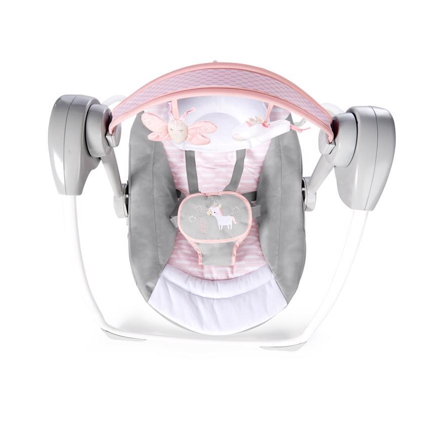 Ingenuity - de Criança baloiço com uma melodia FLORA THE UNICORN 4xLR14