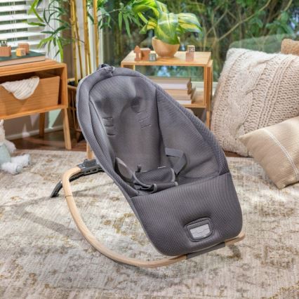 Ingenuity - Espreguiçadeira vibratória para bebé com melodia EVERY SEASON WESLEY 3xC cinza