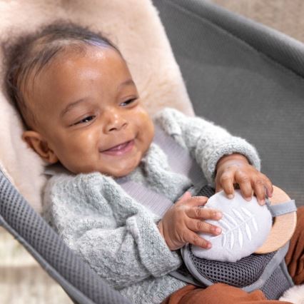 Ingenuity - Espreguiçadeira vibratória para bebé com melodia EVERY SEASON WESLEY 3xC cinza