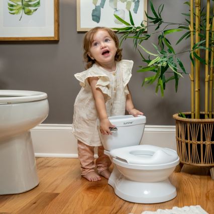 Ingenuity - Sanita infantil com som MY SIZE branca 2xAAA