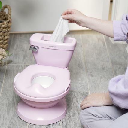 Ingenuity - Sanita infantil com som MY SIZE rosa 2xAAA