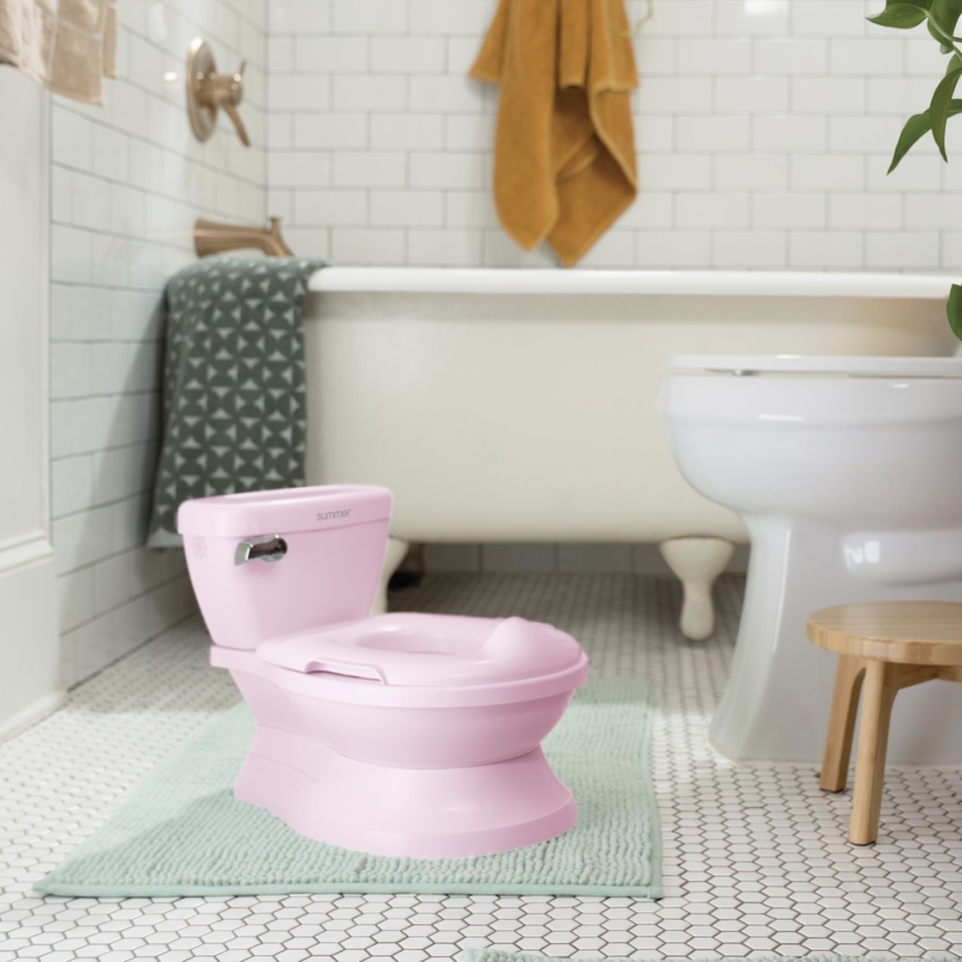 Ingenuity - Sanita infantil com som MY SIZE rosa 2xAAA
