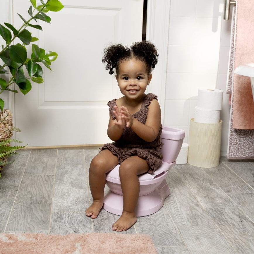 Ingenuity - Sanita infantil com som MY SIZE rosa 2xAAA