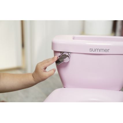 Ingenuity - Sanita infantil com som MY SIZE rosa 2xAAA
