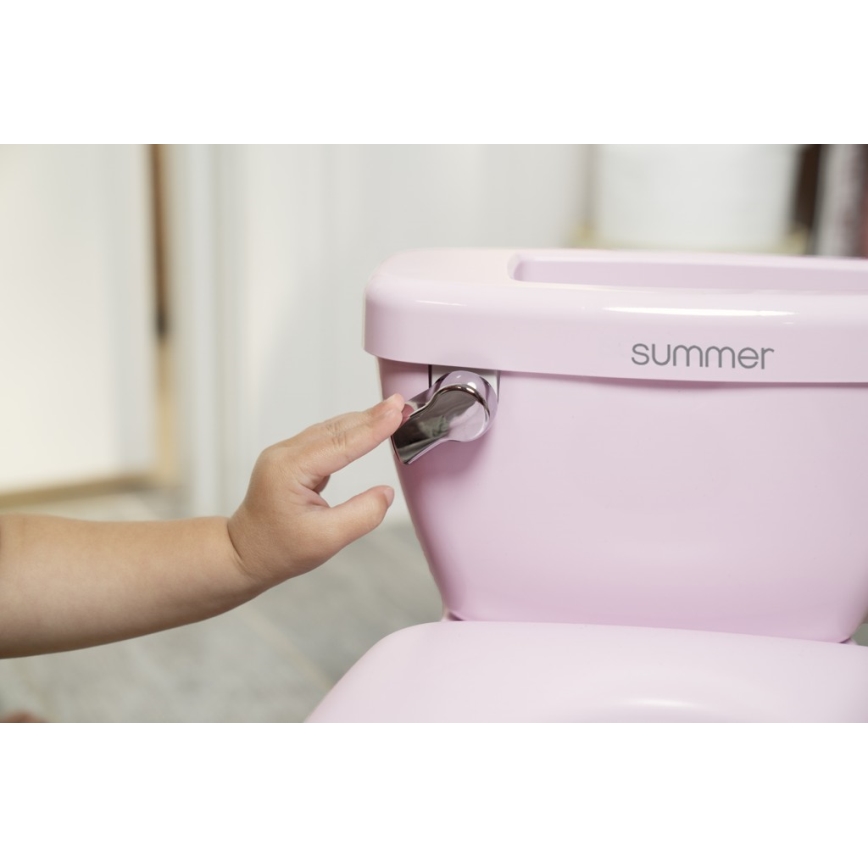 Ingenuity - Sanita infantil com som MY SIZE rosa 2xAAA