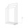 Instal Projekt - Secador elétrico MOBE 105W 90x50 cm branco