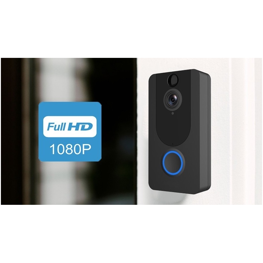 Intercomunicador Wi-Fi sem fios com video porteiro 1080p IP64