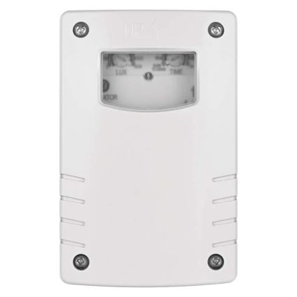 Interruptor crepuscular 1800W/230V IP65 branco