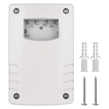 Interruptor crepuscular 1800W/230V IP65 branco