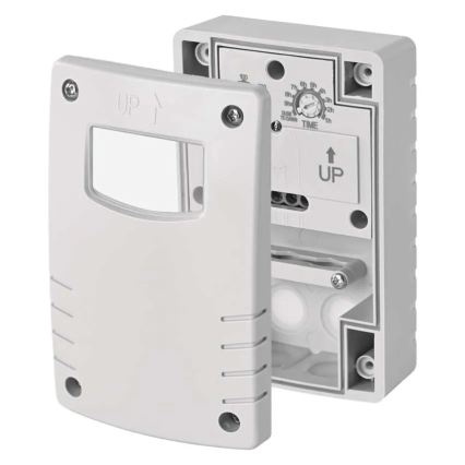 Interruptor crepuscular 1800W/230V IP65 branco