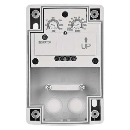 Interruptor crepuscular 1800W/230V IP65 branco