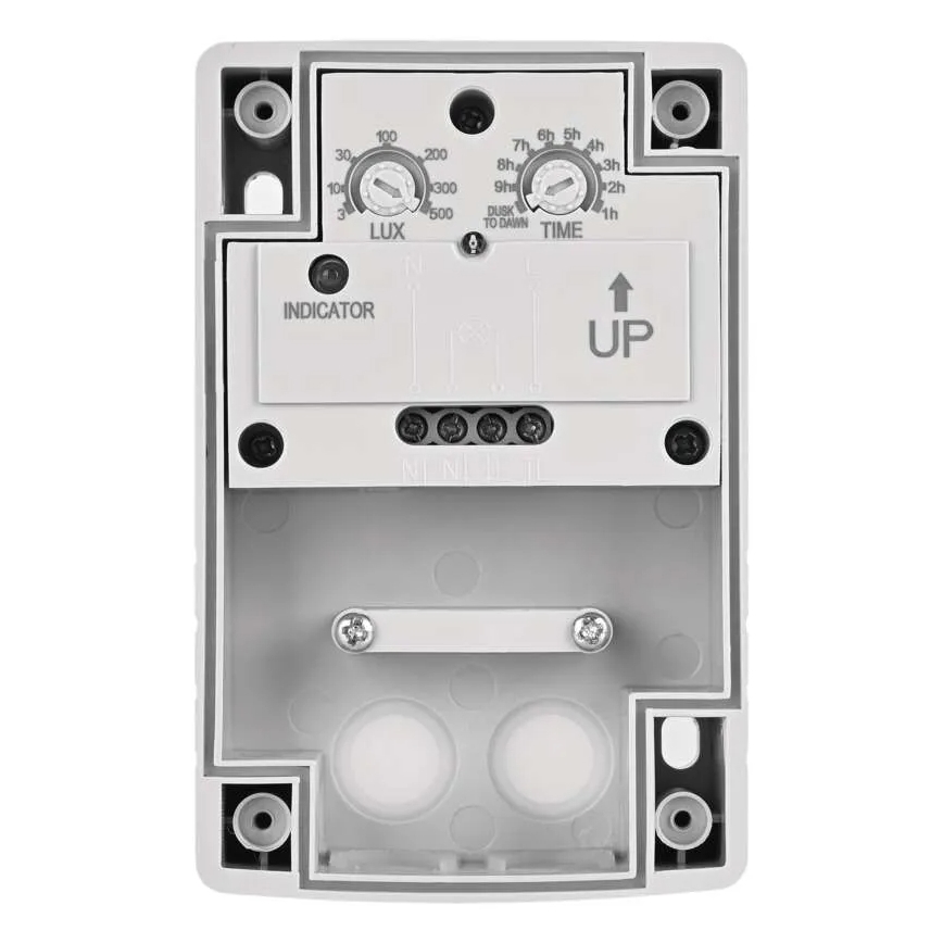 Interruptor crepuscular 1800W/230V IP65 branco