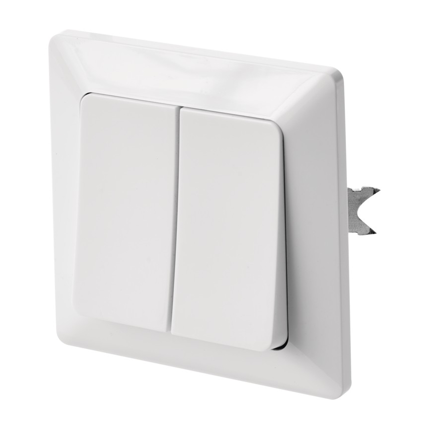 Interruptor de parede doméstico duplo alternado 250V/10A