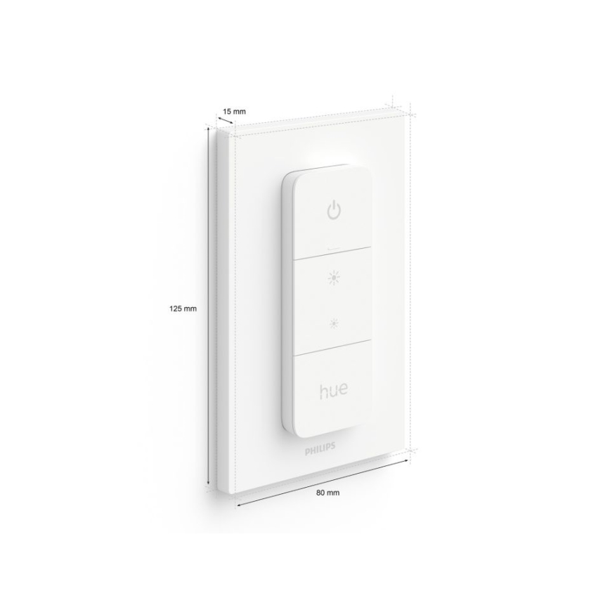 Interruptor dimmer Philips Hue V2 1xCR2032