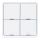 Interruptor inteligente de 4 botões 1xCR2430 branco