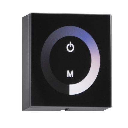 Interruptor táctil com regulador de fluxo luminoso para tiras LED unicolor 12-24V de 4 canais